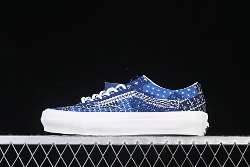 All categories Vans Vans series Vans Low Vans Old Skool 36 EK woven series Comfortable and versatile non-slip and wear-resistant casual skate shoes VN000SHXBLU